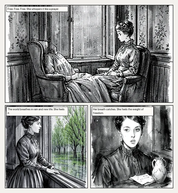Finished comic page